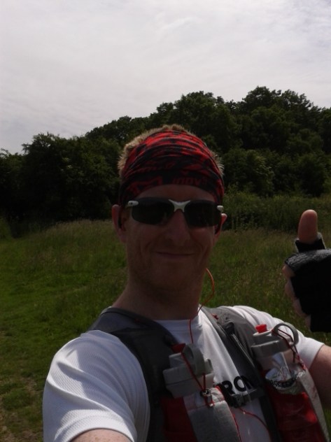 Happy to be out running again