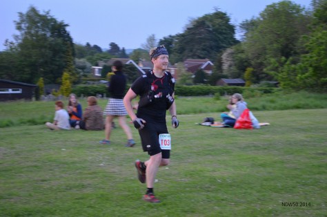 Running towards the finish line Photo Credit: Jon Lavis