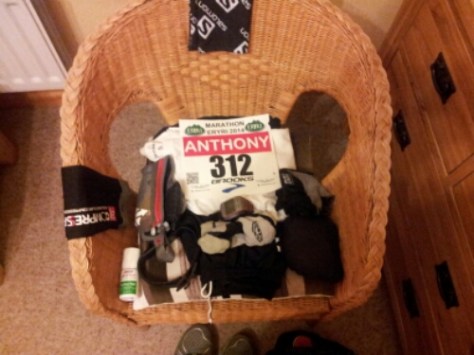 My nice neat pile of kit